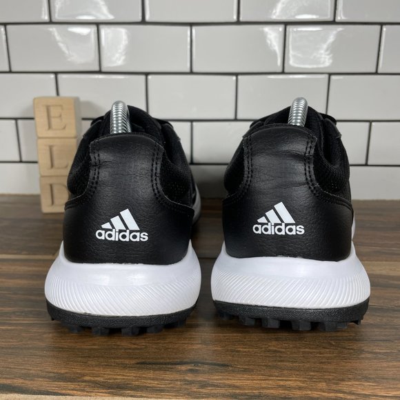 adidas Tech Response 2.0 Mens Sz 8.5 Golf Shoes Black White Spiked Sneakers main image 11